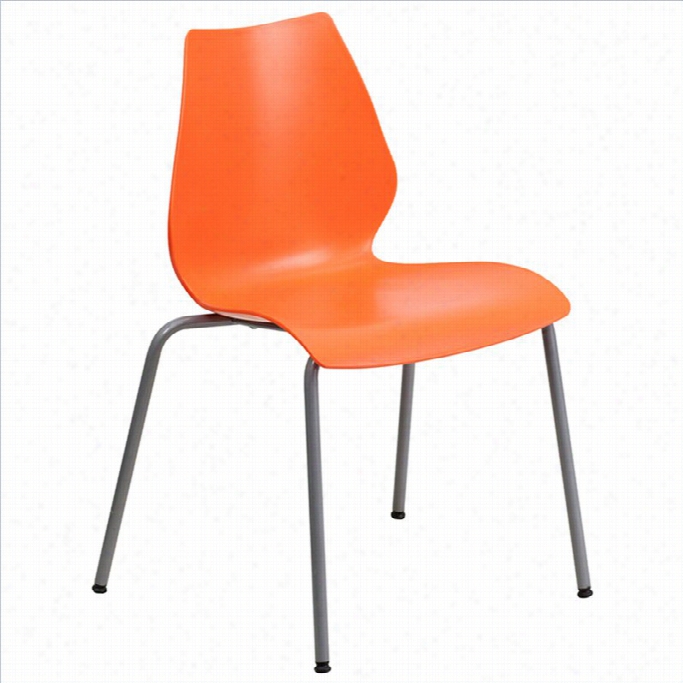 Flash Furniture Hercules Series Stack Stacking Chai R In Orange