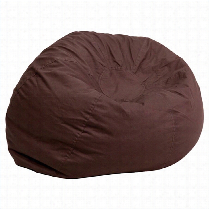 Flash Furniture Small Kids Bean Bag Chairi N Brown