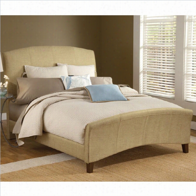 Hillsdale Edgerton Upholstered Bed In Beige Tweed-king