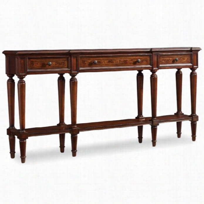 Hooker Furniture Grandover Three Drawer Console Table