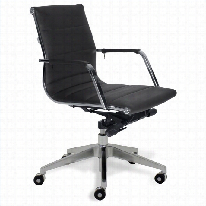 Jesper Office Sofia Low Back Office Chair In Blackw  Casters