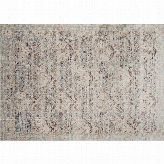 Loloi Anastasia 12' X 15' Rug In Silver And Plum