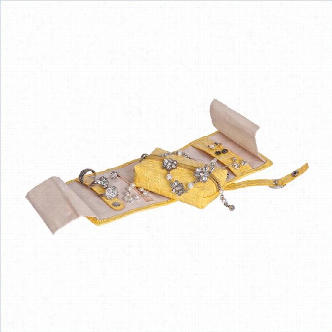 Mele And Co. Jadee Travel Jewery  Wwllet In Yellow