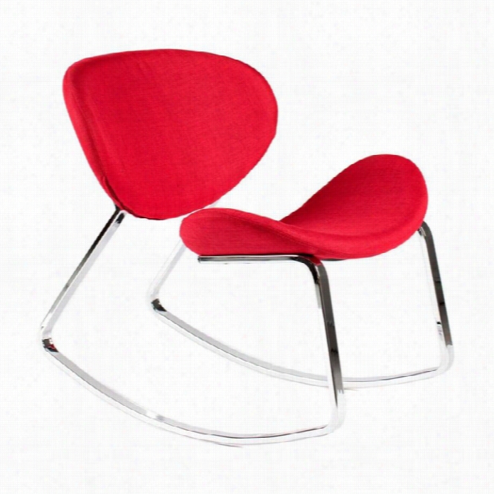 Moe's Suttom Rocking Chair In Red