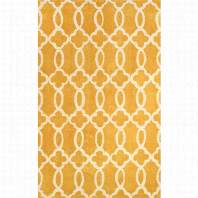 Nuloom 5' X 8' Lombard H Andmade Rug In Mustard