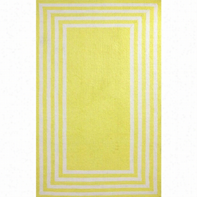 Nuloom 7' 6 X  '6 Hand Hooked Klauss Faux Rug In Yellow