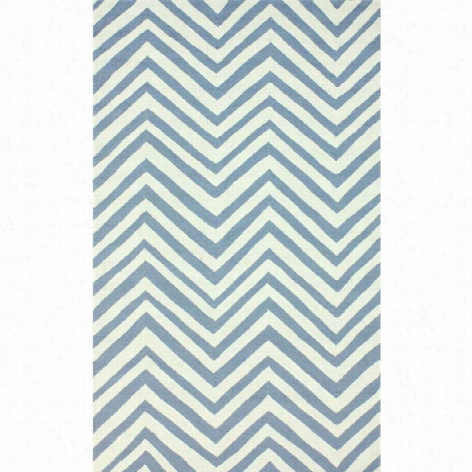 Nuloom 9' X 12' Hnad Hooked Cora Area Rug In Light Blue