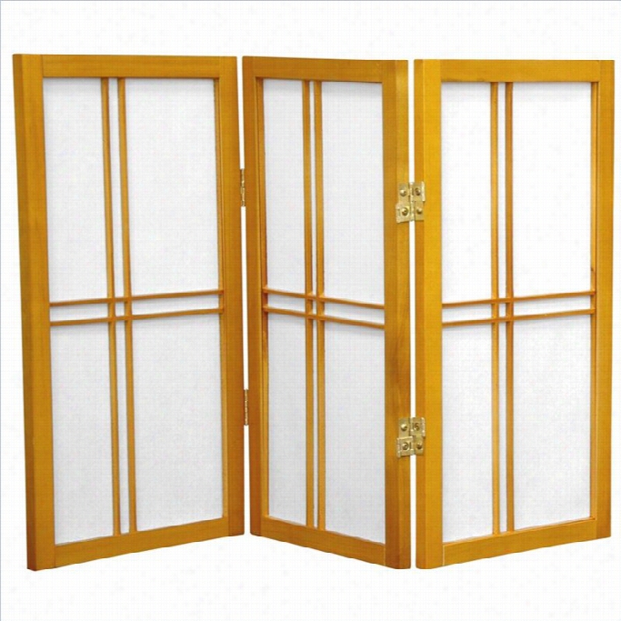 Oriental D Esktop Double Cross 3 Anels Soji Screen In Honey