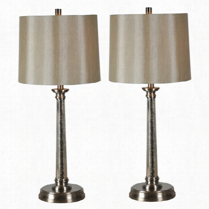 Renwil Brooks Table  Lamp In Satin Nickel