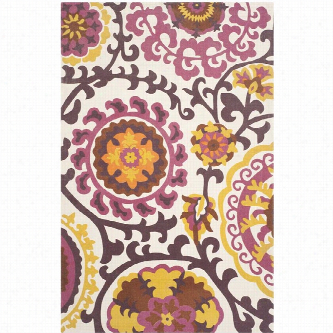 Safaviieh Cedar Brook Purple Contemporary Rug -5' X 8'