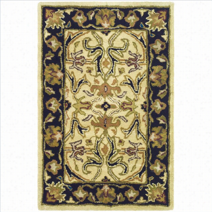 Safavieh Heritage Accent Rug In Ivory / Black