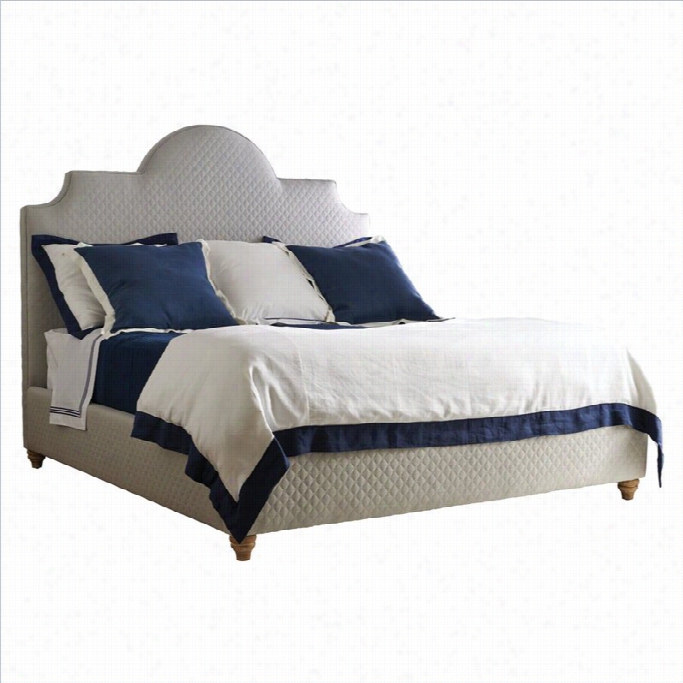 Sanley Furniture Coaastal Living Retreat Queen Upholstered Bed In Heron Grey