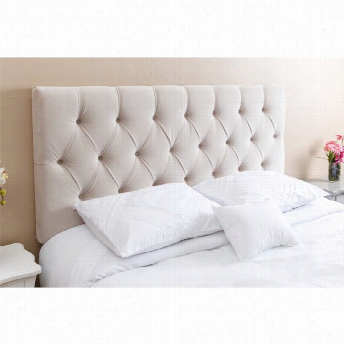 Abbysonliving Dakoota Queen Full Tufted Headboard In Ibory