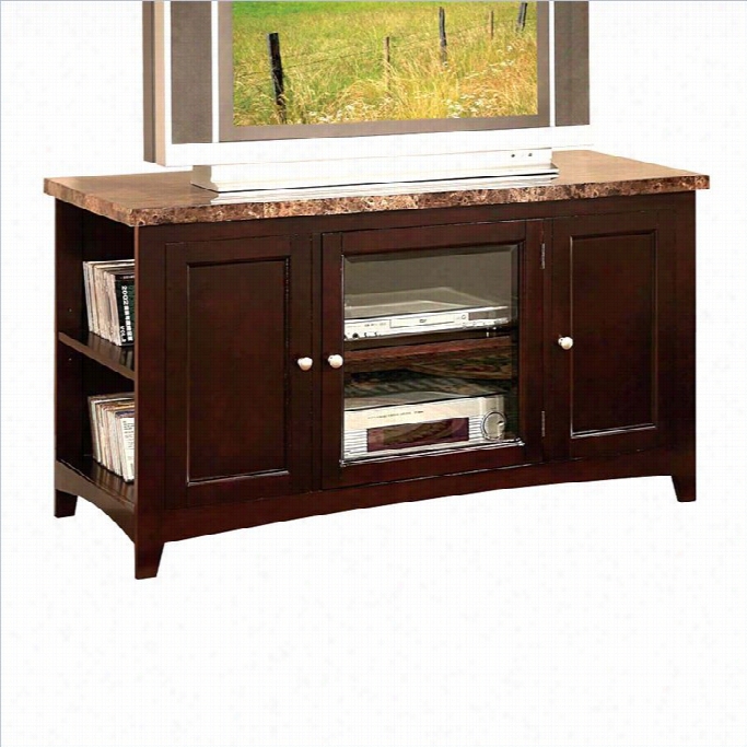 Acm Furniture Finely Tv Stand In Espresso