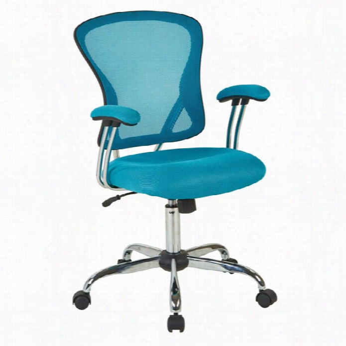 Avenue Six Ujliana Emsh Remote Office Chair In Blue