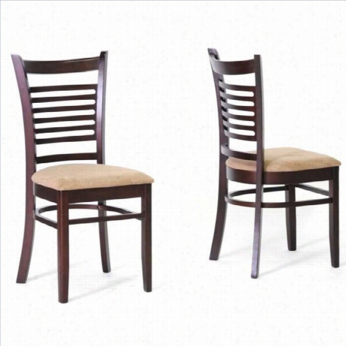 Baxton Studio Cathy Dining Chair In Taupe (set Of 2)