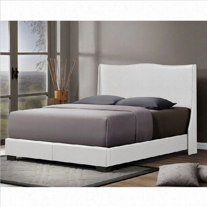 Baxto N Studio Duncombe Queen Bed In Whiite