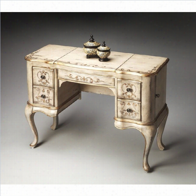 Buutler Specialty Artists' Originals Vanity In Guilded Cream