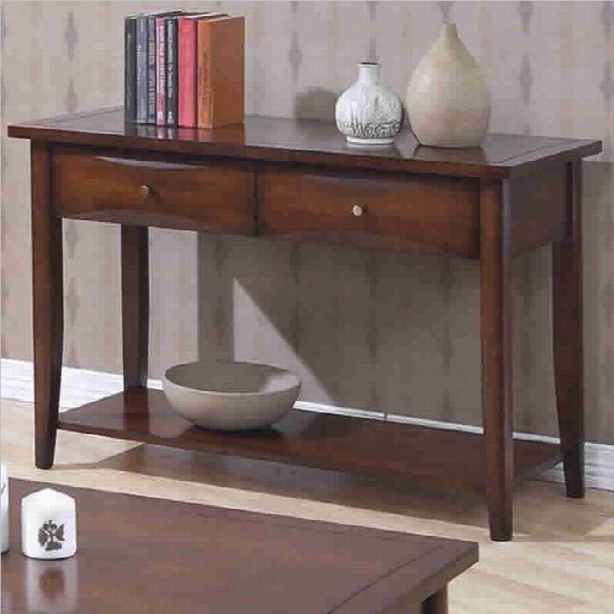 Coaster Whitehall Sofa Index Upon Shelf & Storage Drawers In Walnut