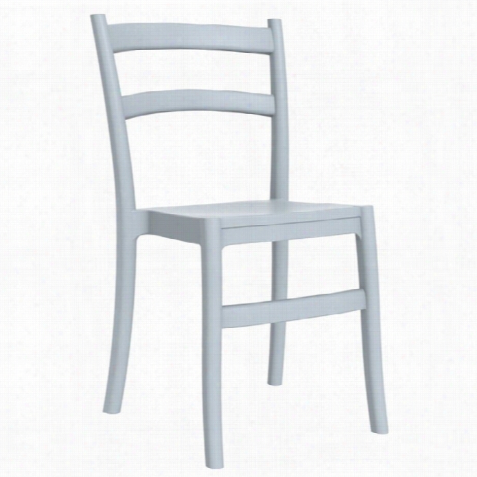 Compamia Tiffant Diming Chair In Silver Gray
