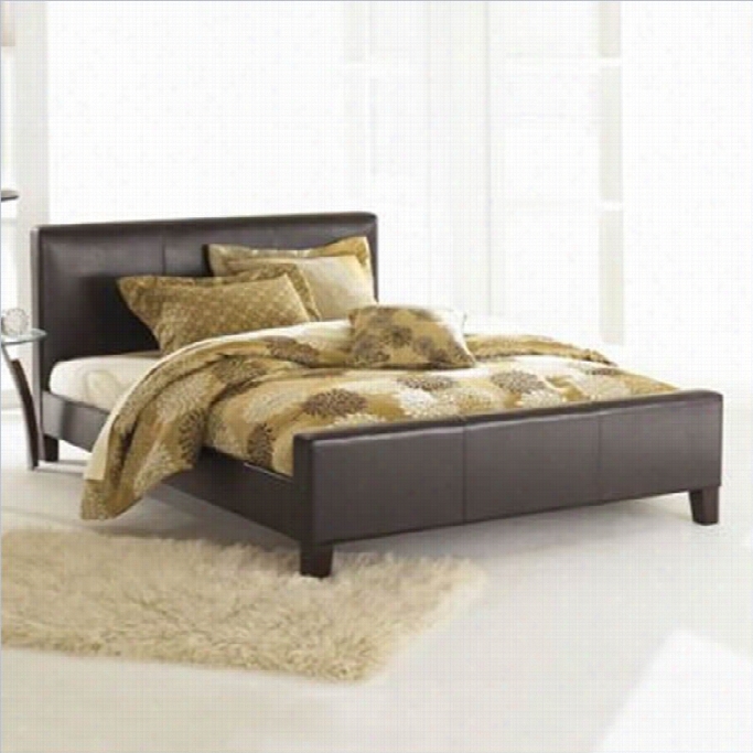 Fashion Bed Euro Leaher Platform Layer Isable Finish-full