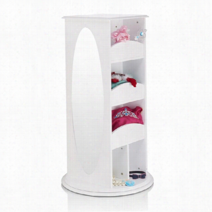 Guidecratf Rotating Dress Up Storage Inn White