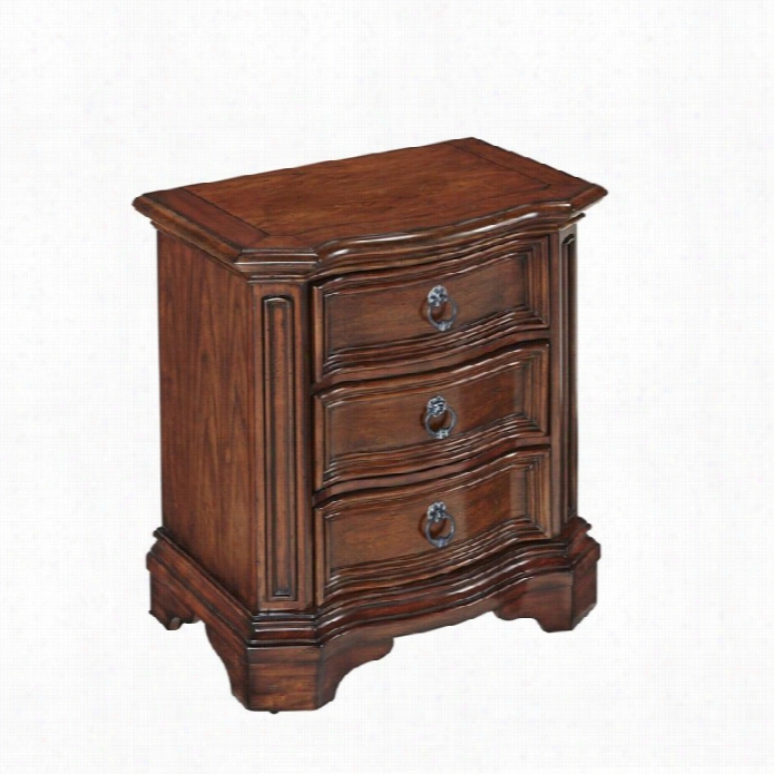 Home Styles  Santiago Three Drawer Night Stand In Cognac