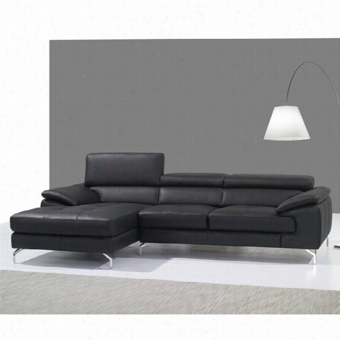J&m Furniture A973b Lesther Left Mini Sectional In Dismal