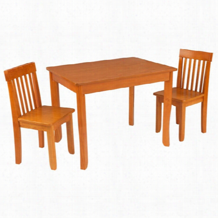 Kidkraft Avalon Table Ii And 2 Chairs Attitude In Honey