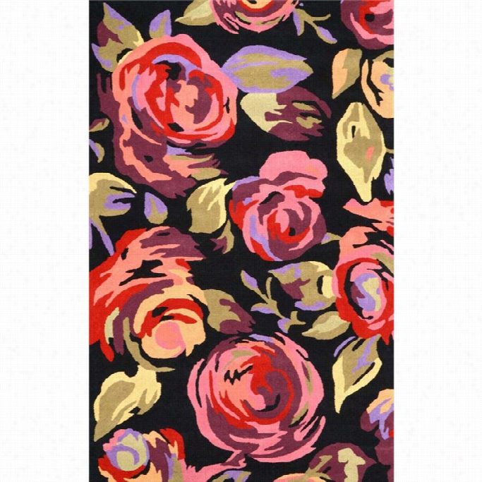 Nulloom 5' X 8' Hand Tufted Kendr A Rug In Pink