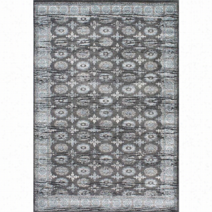 Nuloom 8' X 10' Vintagea Lmanza Rug In Gray