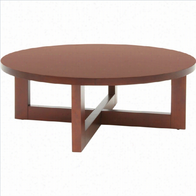 Regency Chloe Round Venere Coffee Table In Cherry