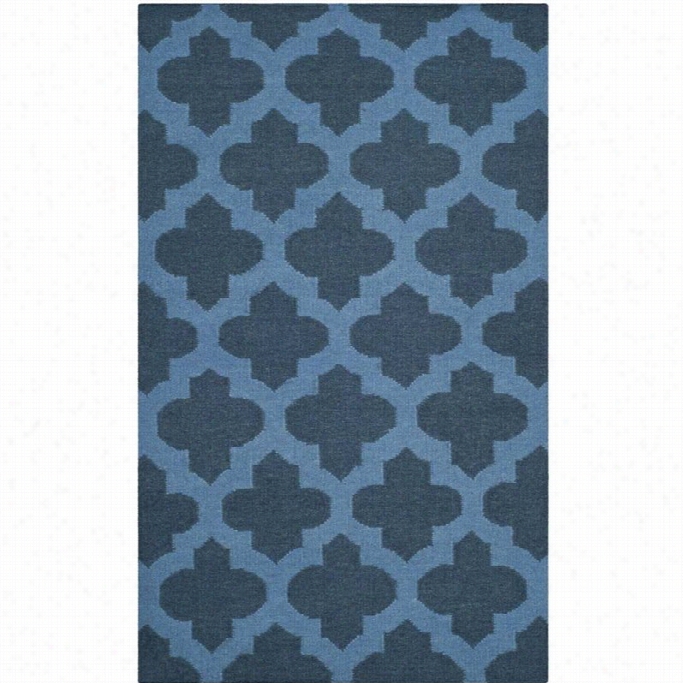 Safavieh Dhurries Ink Contemporary Rug - 3' X 5'