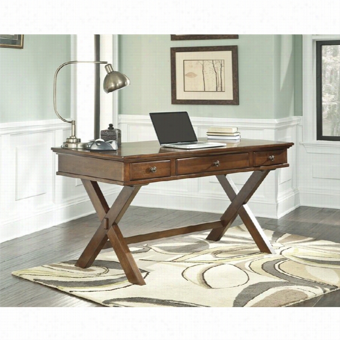 Signatuure Design By Ashley Furniture Burkesville Computer Desk In Brown