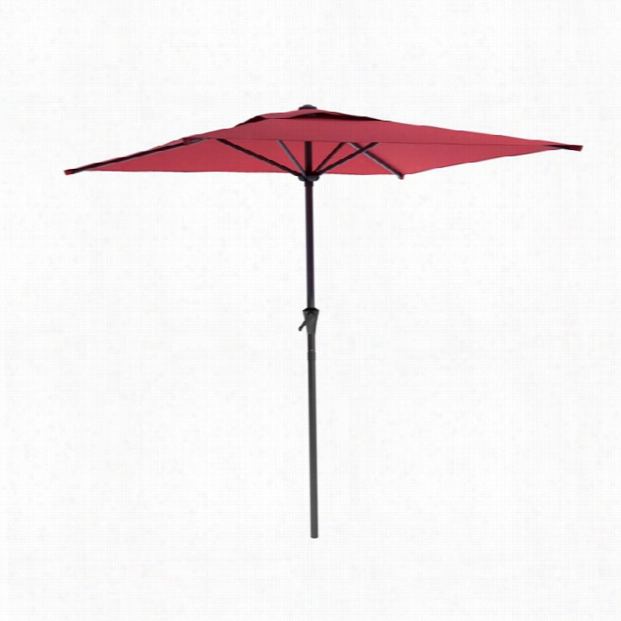 Sonax Corliving Square Patio Umbrella In Win E Red