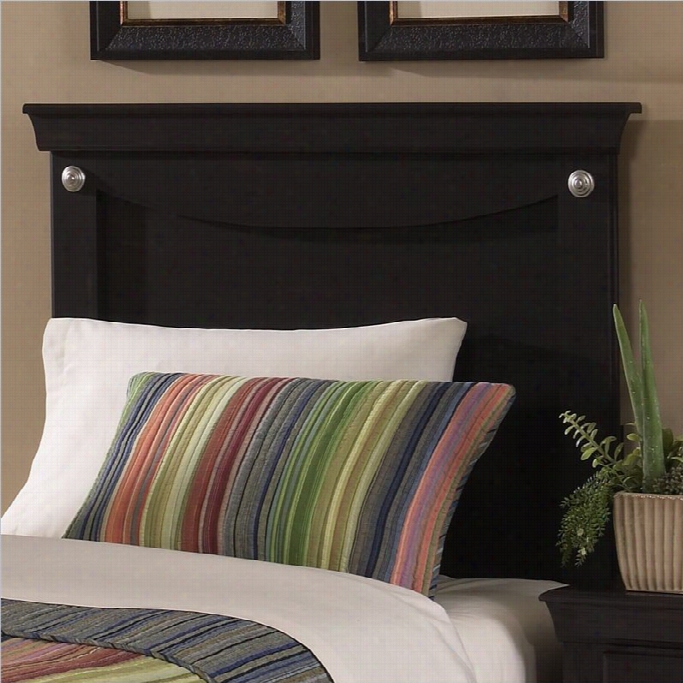 Standard Carlsbad Youth Panel Twin Headboard In Espresso