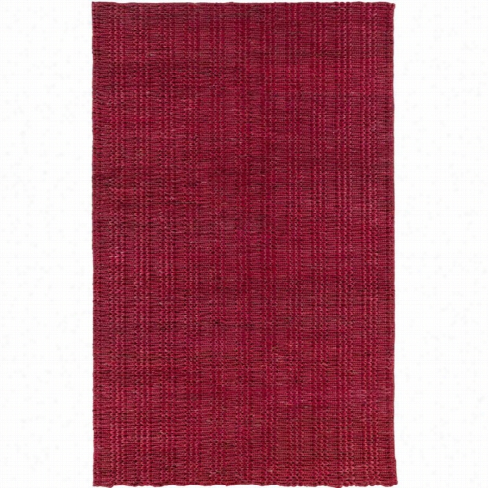 Surya Tropics 8' X 11' Hand Woven Jute Rug In Red