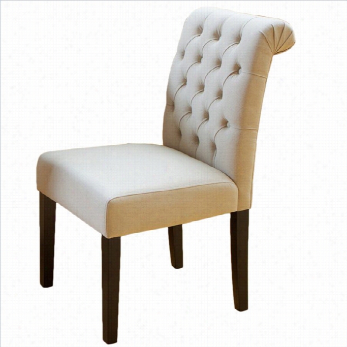 Trnet Home Staney Dining Chairs In Ivory Set Of 2)