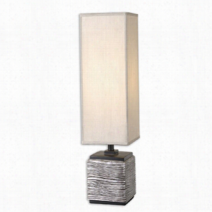 Uttermost Ciriaco Beat Lamp In Lightly Antiqued Silver