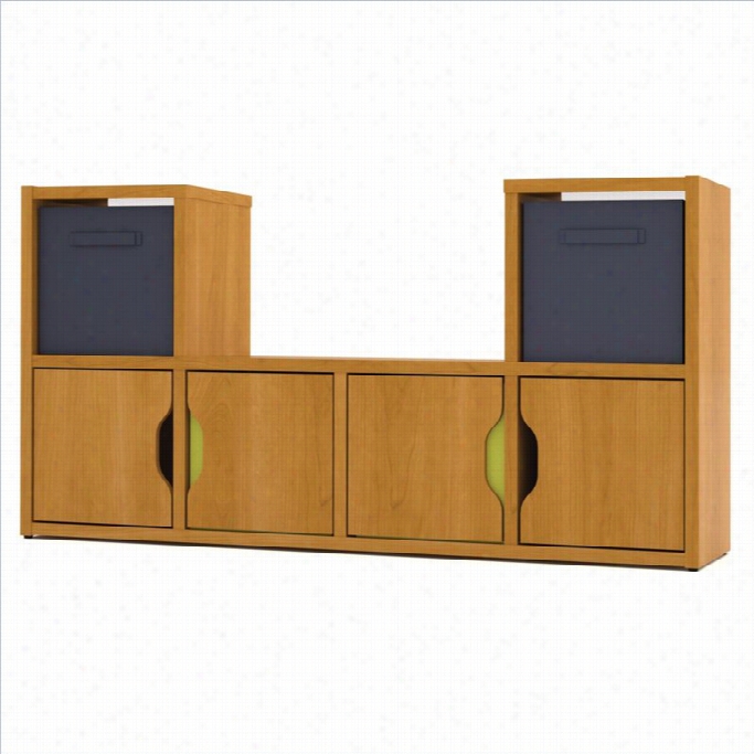 Bestar Generatio Tv Stand In Cappuccino Chery