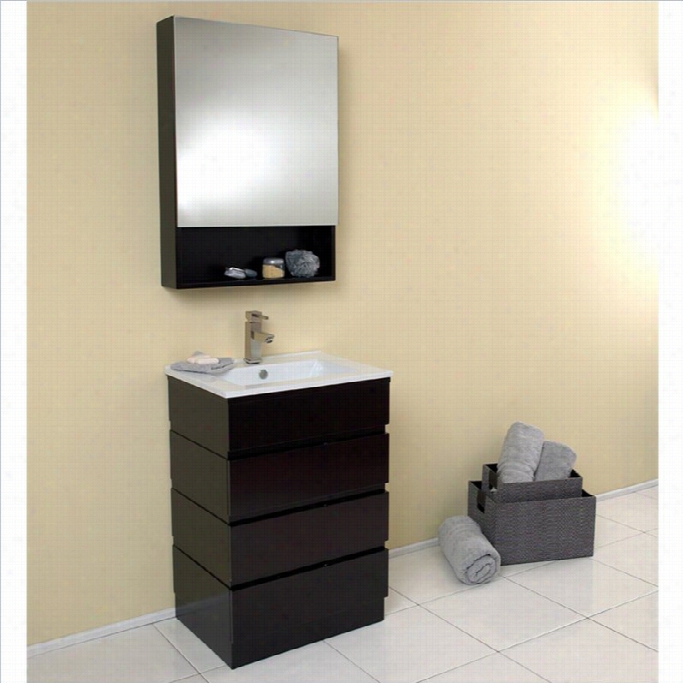 Fresca Stella Amato Bathroom Vanity Ih Espresso-versa In Brushed Nickel