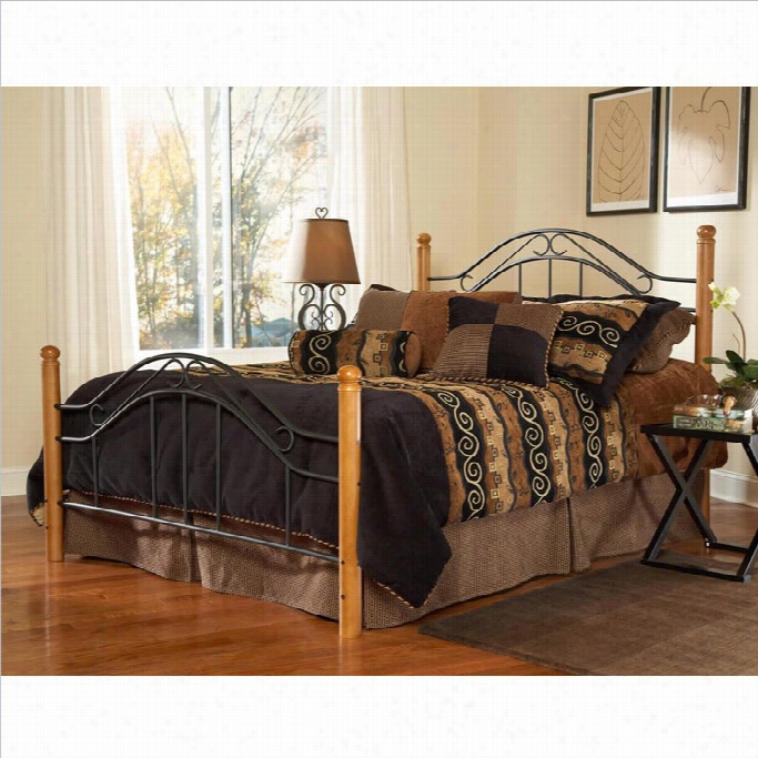 Hillsdale Winsloh Poster Bed (headboard With Metal Fraem)-twin