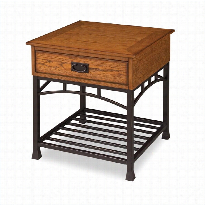 Home Styles Modern Craftsman End Table