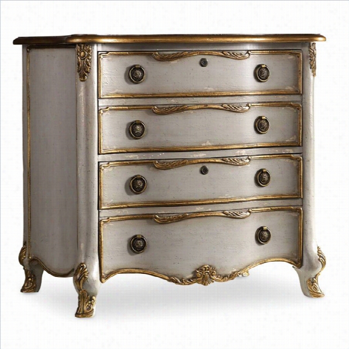 Hooker Furniture 2-drawer Latera L File In Silver Leaf