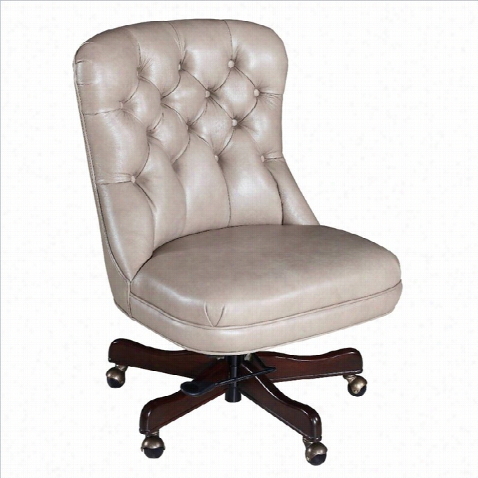 Hooker Furniture Executive Leatherswivel Tilt Office Chair In Empyrean Tweed