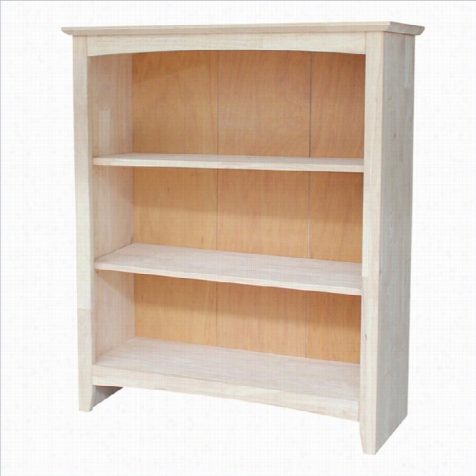 Internationalc Oncept Home Accents Unfinished 36  Shaker Bookcase
