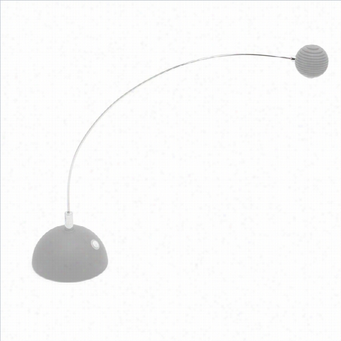 Lumisource Atomic Truffle Led Atble Lamp In Silver