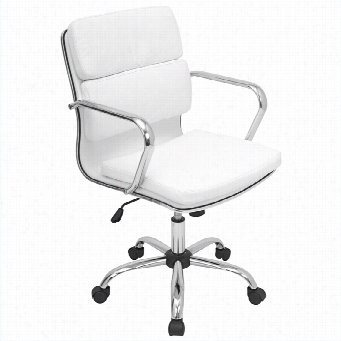 Lumisource Bachelor Offuce Chair In White