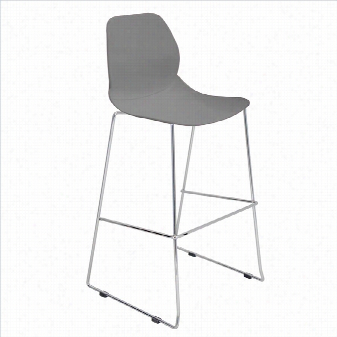 Lumisource Droplet 330 Bar Stool In Grey