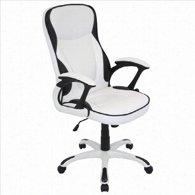 Lumisource Storm Office Chair Ni White